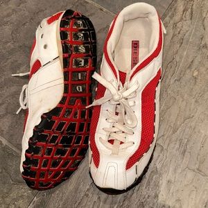 Diesel red/white viking shoes Stock number 3830091